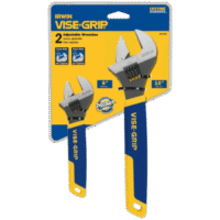 IRWIN VISE-GRIP Adjustable Wrench Set, SAE Crescent Wrenches, 6-Inch & 10-Inch (2078700)